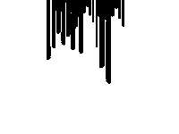 Line Dripping Sticker