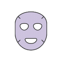 skynsociety skincare facemask skynsociety facesheet Sticker