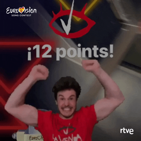 12 points GIF by Eurovisión RTVE