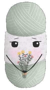 Yarn Smile Sticker by Wolltastisch handmade