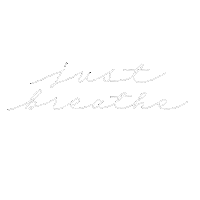 Typography Breathe Sticker