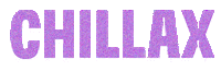 Chillax Sticker by Cleo