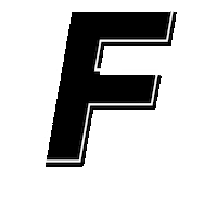 Lettering F Sticker by Hobbykokken
