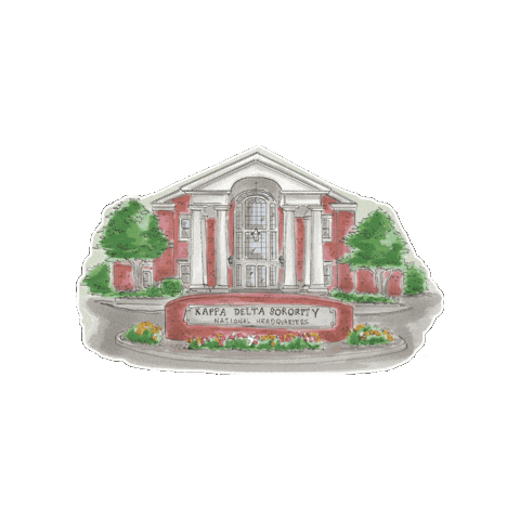 Kd Sticker by Kappa Delta