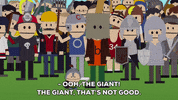 ike broflovski crowd GIF by South Park 