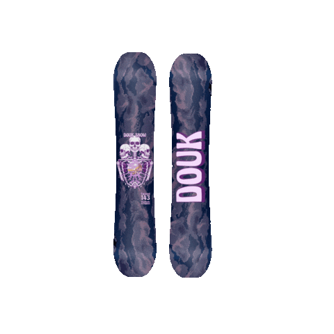 Snowboard Sticker by Douk Snow