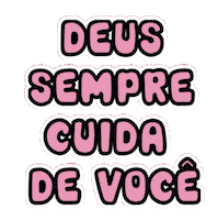 Frase Deus Sticker