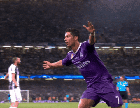 Hala Madrid Ronaldo GIF