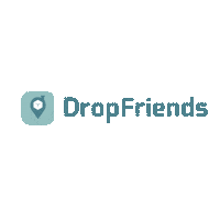 DropFriends logo brand WELLE lieferung Sticker