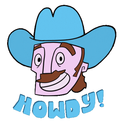 Country Music Smile Sticker by Sarsaparilla Jenkins