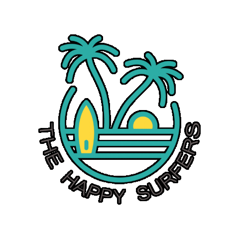 Surfandyoga Sticker by The happy surfers