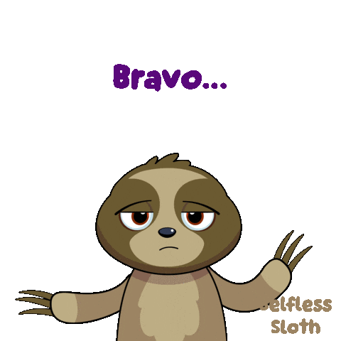 Sloth Whatever Sticker by VeeFriends