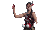 TeMatatiniAotearoaKapaHaka maori haka pukana wahine Sticker