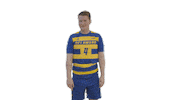 Swipe Up Mens Soccer Sticker by Delaware Blue Hens
