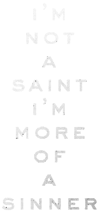 saint sinner Sticker by Sam Smith