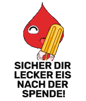 Happy Ice Sticker by blutspendesuhl