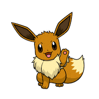 Gen 1 Evoli Sticker by Pokémon