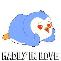 In Love Hearts Sticker by Pudgy Penguins