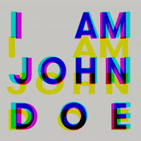 WhatJohnDoeSays john doe john doe white logo GIF