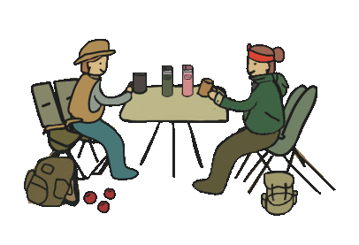 Couple Drinking Sticker