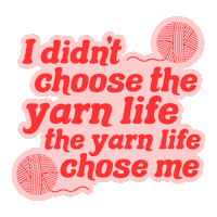 Knitting Crochet Sticker by Lanabou