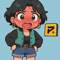 Blue Background Hana GIF by Persona