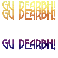 Gaelic Gaidhlig Sticker