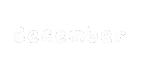 December Month Sticker