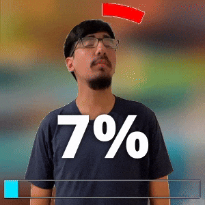 7%