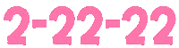 February 22 Pink Sticker