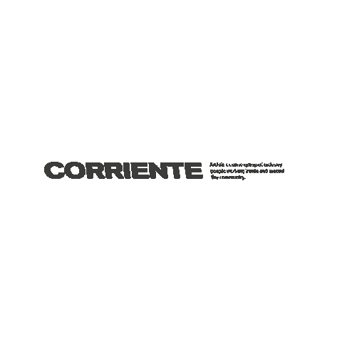 CORRIENTE giphygifmaker manifesto wearecorriente corrinete Sticker