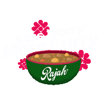 Comida Curry Sticker by Rajah South Africa