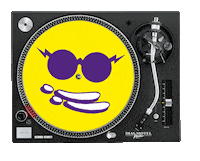 Record Player Party Sticker by Gavin Dias