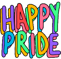 Happy Love Is Love Sticker by Poppy Deyes