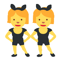 emojivid dancing women emoji dancers Sticker