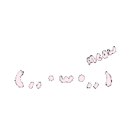Cat Illustration Sticker