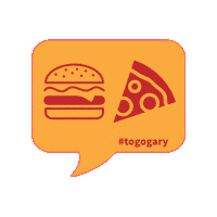 Hungry Food Sticker by Garys East Coast Service
