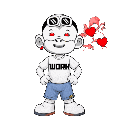 Do What You Love Work Sticker by Zhot