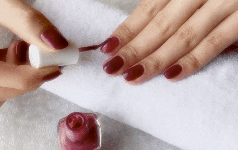 essie giphygifgrabber painting nails manicure GIF