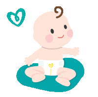 PampersBNL baby mom mother dad Sticker