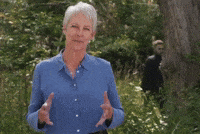 Confused Jamie Lee Curtis GIF