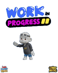 Working Work Progress Sticker by Zhot Music