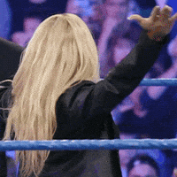 Smackdown Arms Up GIF by Trish Stratus