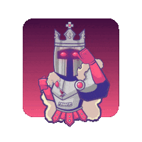 Knight Yippi Sticker by TangkasOFC