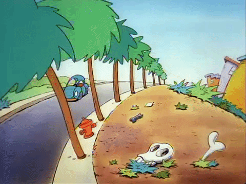 rockos modern life nicksplat GIF