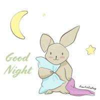 Sleepy Good Night Sticker