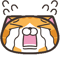 Sad Cat Sticker by MochiDad