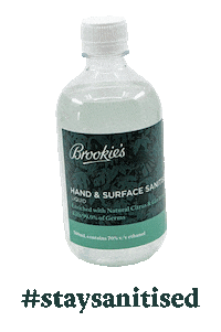 BrookiesGin brookiesgin staysanitized staysanitised brookieshandsanitiser Sticker