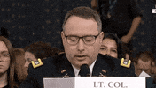 news impeachment impeachment inquiry testimony alexander vindman GIF