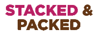 Stackedandpacked Sticker by Perfect Bar